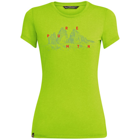 Camiseta de mujer Salewa Graphic Dri-Rel W S/S Tee verde TendershotMelange