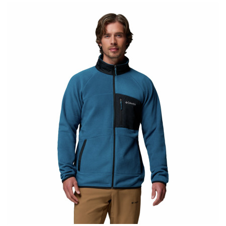 Sudadera de hombre Columbia Fast Trek™ Overlay Full Zip azul Phoenix Blue, Black