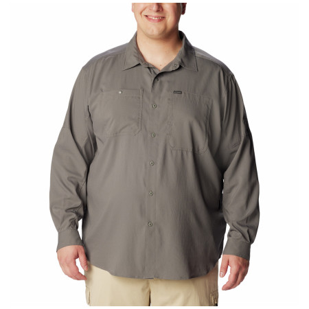 Camisa de hombre Columbia Silver Ridge™ Utility Lite Long Sleeve gris City Grey