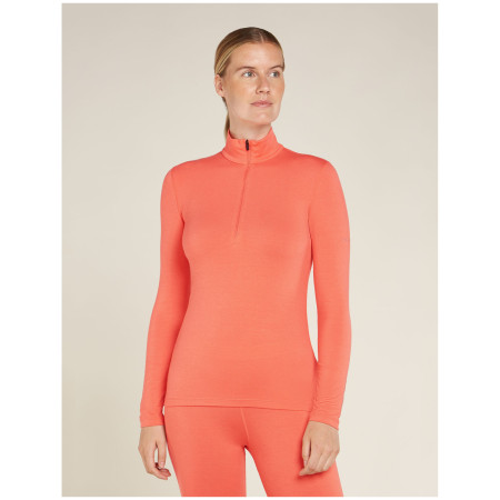 Camiseta de mujer Icebreaker W Mer Core Heavyweight LS Half Z