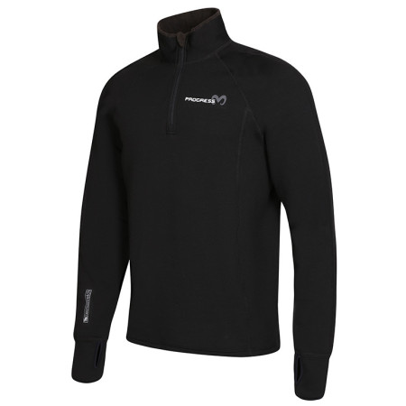 Sudadera funcional de hombre Progress Torez Zip Merino