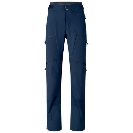 Pantalones de esquí para mujer Norrona lyngen flex1 light Pants azul oscuro Indigo Night