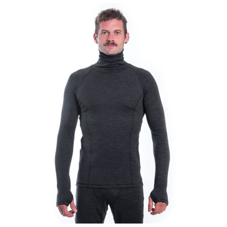 Camiseta funcional de hombre Sensor Merino Bold Roll Neck manga larga