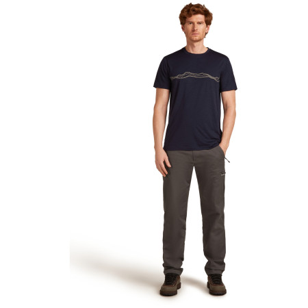Camiseta de hombre Icebreaker Men Merino 150 Tech Lite SS Tee Mountain Pulse