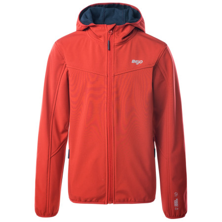Chaqueta softshell para niños Bejo Lanny II Jrb rojo ChineseRed/DarkSapphire