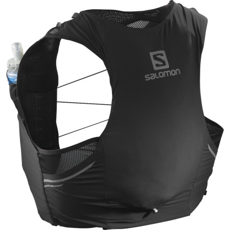 Chaleco de carrera Salomon Sense Pro 5 With Flasks negro black