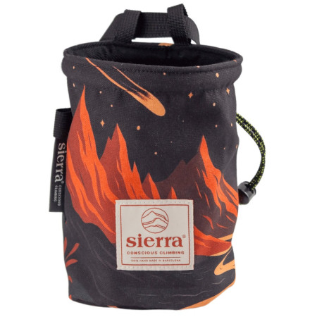 Saco de magnesio SIERRA Climbing Element Series negro/naranja