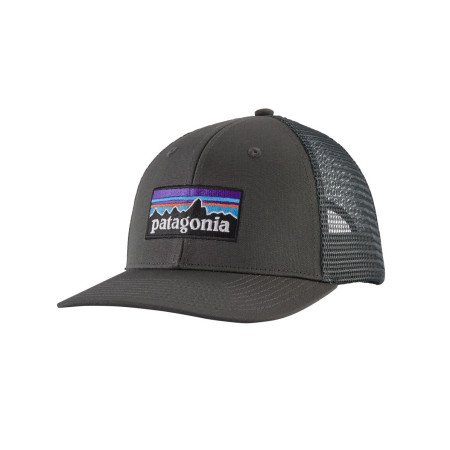 Gorra Patagonia P-6 Logo Trucker Hat gris Forge Grey