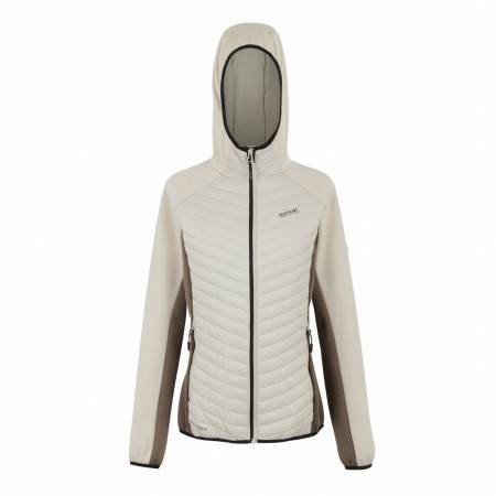 Chaqueta de mujer Regatta Women’s Andreson Hybrid marrón claro PerfPle/Moch