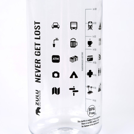 Botella Zulu Travel Tritan Wide 1L