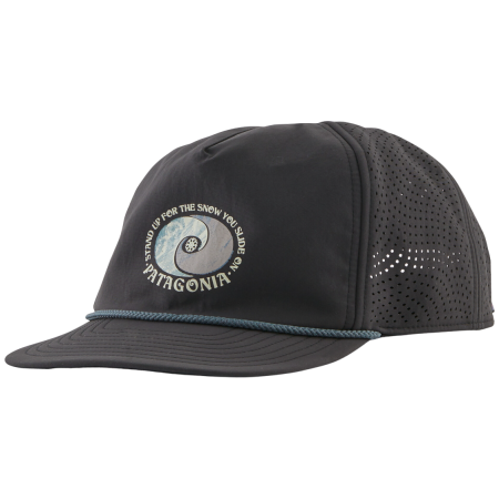 Gorra Patagonia Snowfarer Cap negro Snowstitcher Drift: Ink Black