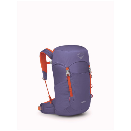 Mochila para niños Osprey Jet 18 violeta euphoria purple/mars orange