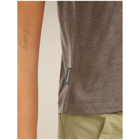 Camiseta de mujer Icebreaker Merino 150 Tech Lite SS Crop Tee Seed Story