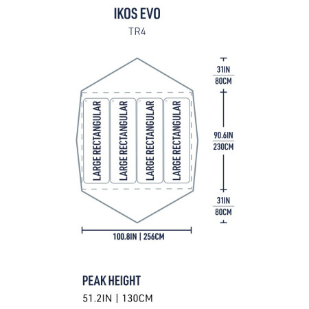 Tienda de campaña Sea to Summit Ikos Evo Tent TR4