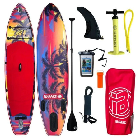 Tabla de surf de pala iBoard 11' - 2 RED PALM