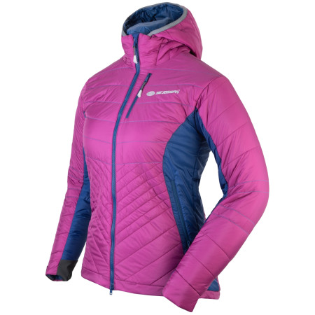 Chaqueta de mujer Sir Joseph Lotus Hooded Lady rosa/azul Berry/Navy