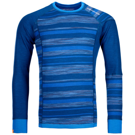 Camiseta funcional de hombre Ortovox 210 Supersoft Long Sleeve azul PetrolBlue