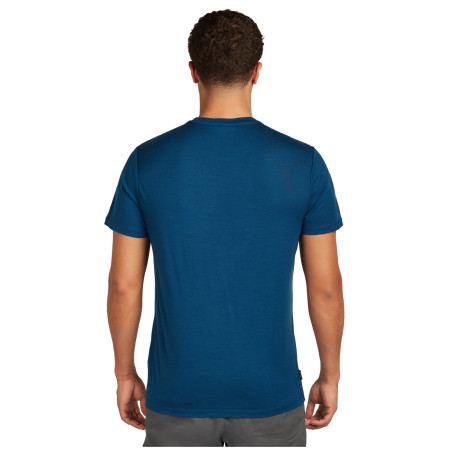 Camiseta de hombre Icebreaker Men Merino 150 Tech Lite SS Tee Snow Day