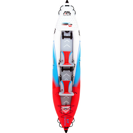 Kayak hinchable Aqua Marina Betta VT-K2 blanco/azul