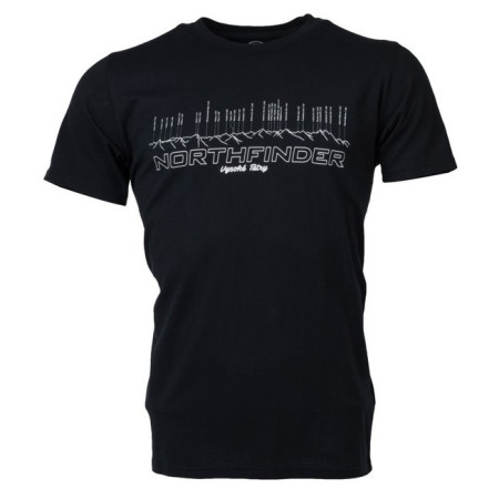 Camiseta de hombre Northfinder Jeffrey negro Black