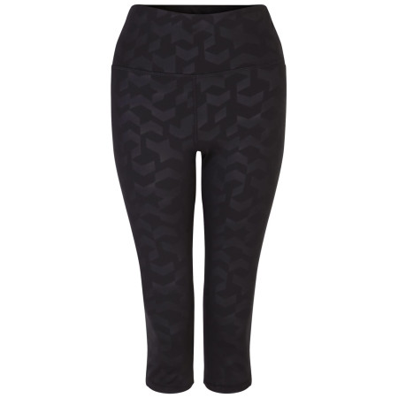 Mallas de tres cuartos para mujer Dare 2b Influential 3/4 negro/gris Black Chevron Print