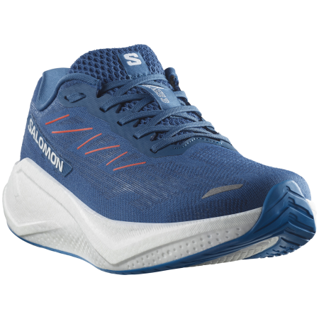 Zapatillas de carrera para hombre Salomon Aero Blaze 3 azul oscuro Dark Blue / White / Cherry Tomato