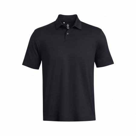 Camiseta funcional de hombre Under Armour T2G Polo Lb negro Black/White