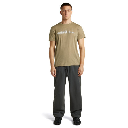 Camiseta de hombre Icebreaker Men Merino 150 Tech Lite SS Tee The Peaks