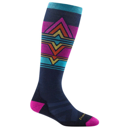 Medias de mujer Darn Tough Echo Otc rosa/azul eclipse