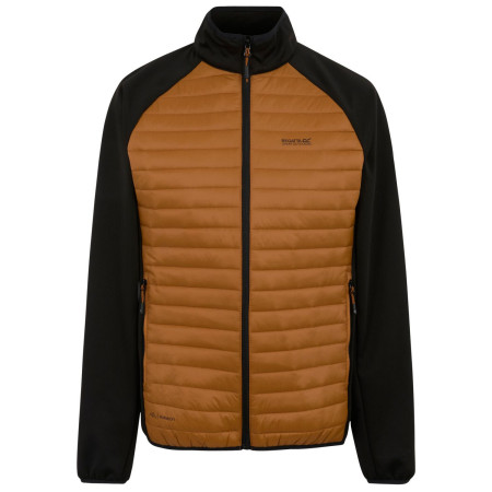 Chaqueta de hombre Regatta Clumber Hybrid marrón PumpkSp/Blk