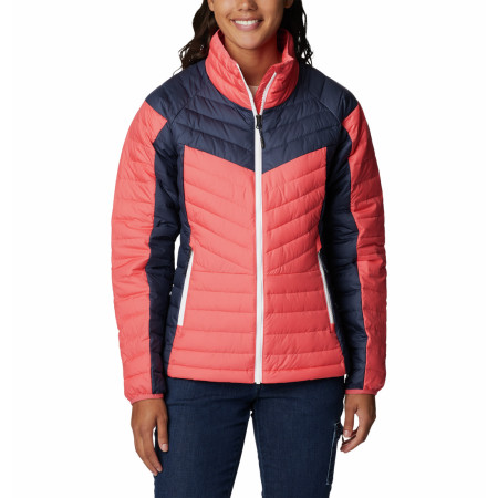 Chaqueta de invierno para mujer Columbia Powder Lite™ II Full Zip Jacket rosa/azul Blush Pink, Nocturnal