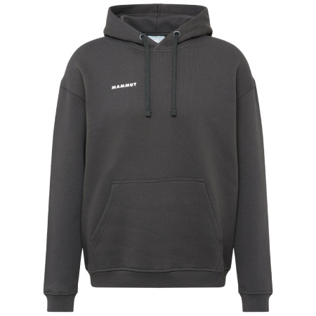 Sudadera de hombre Mammut Mammut Base ML Hoody Men Mini Logo gris oscuro gabbro