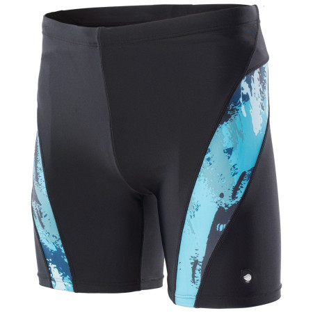 Bañador de hombre Aquawave Fiero negro/azul Black/Sea print