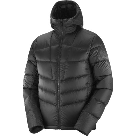 Chaqueta de hombre Salomon Transition Down Hoodie M negro Black