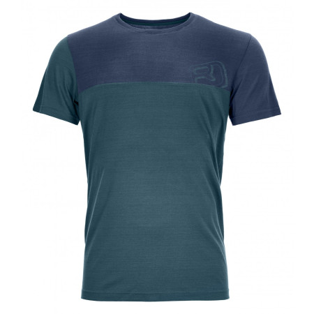 Ropa interior térmica para hombre Ortovox 150 Cool Logo T-Shirt azul MidAqua