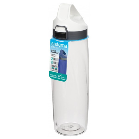 Botella de agua Sistema TRITAN Adventum Online Range 900 ml blanco/negro white