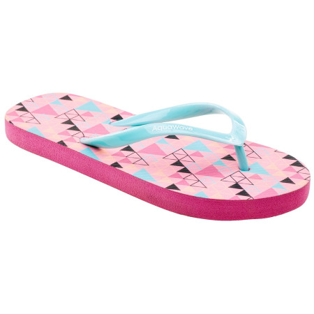 Chanclas para niños Aquawave Padma Jr rosa ConchShellTrianglePrint/AquaSplash