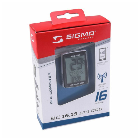Ciclocomputador Sigma BC 16.16 STS/CAD bezdrátový