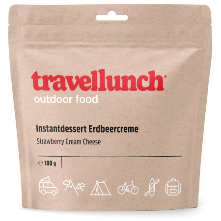 Postre Travellunch Postre cremoso con fresas 100