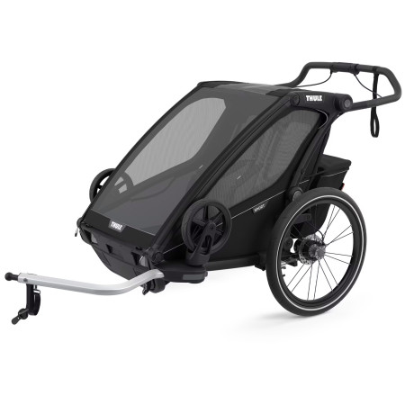 Remolque para bicicleta Thule Chariot Sport2 negro Midnight Black