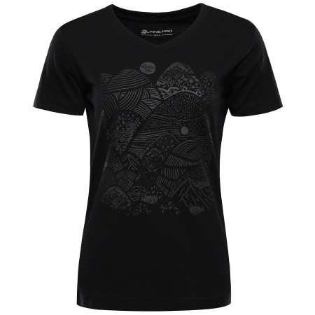 Camiseta funcional de mujer Alpine Pro Grema 2 negro BLACK VARIANTA PB