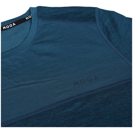 Camiseta de hombre MOOA MerinoSilk Block 160 long