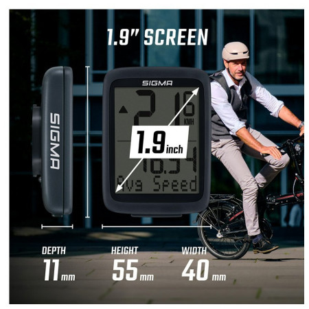 Ciclocomputador Sigma BC 8.0 WL ATS