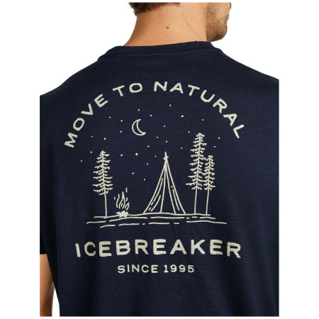 Camiseta de hombre Icebreaker Men Merino 150 Tech Lite SS Tee Peaceful Pass