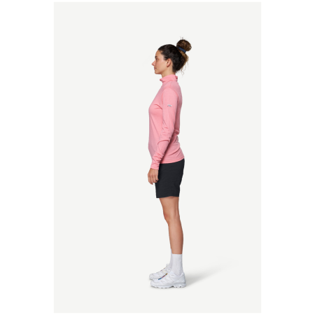 Camiseta funcional de mujer Devold Breeze Plus Merino 200 Zip Neck Wmn