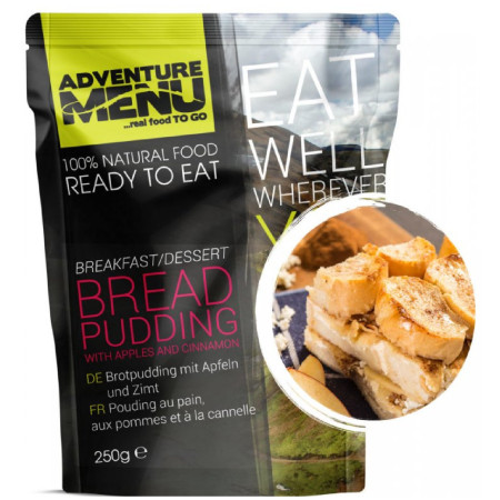 Plato preparado Adventure Menu Pastel de pan con manzanas y canela 250 g