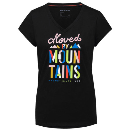 Camiseta de mujer Mammut Massone T-Shirt Women Slogan negro black
