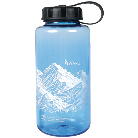 Botella Warg Peak Tritan Wide 1L azul blue