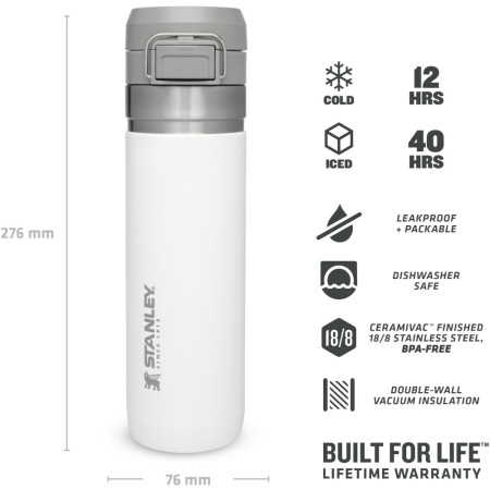 Botella de vacío Stanley Go Flip 700 ml