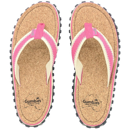 Chanclas Gumbies Corker Natural Cork - Pink rosa